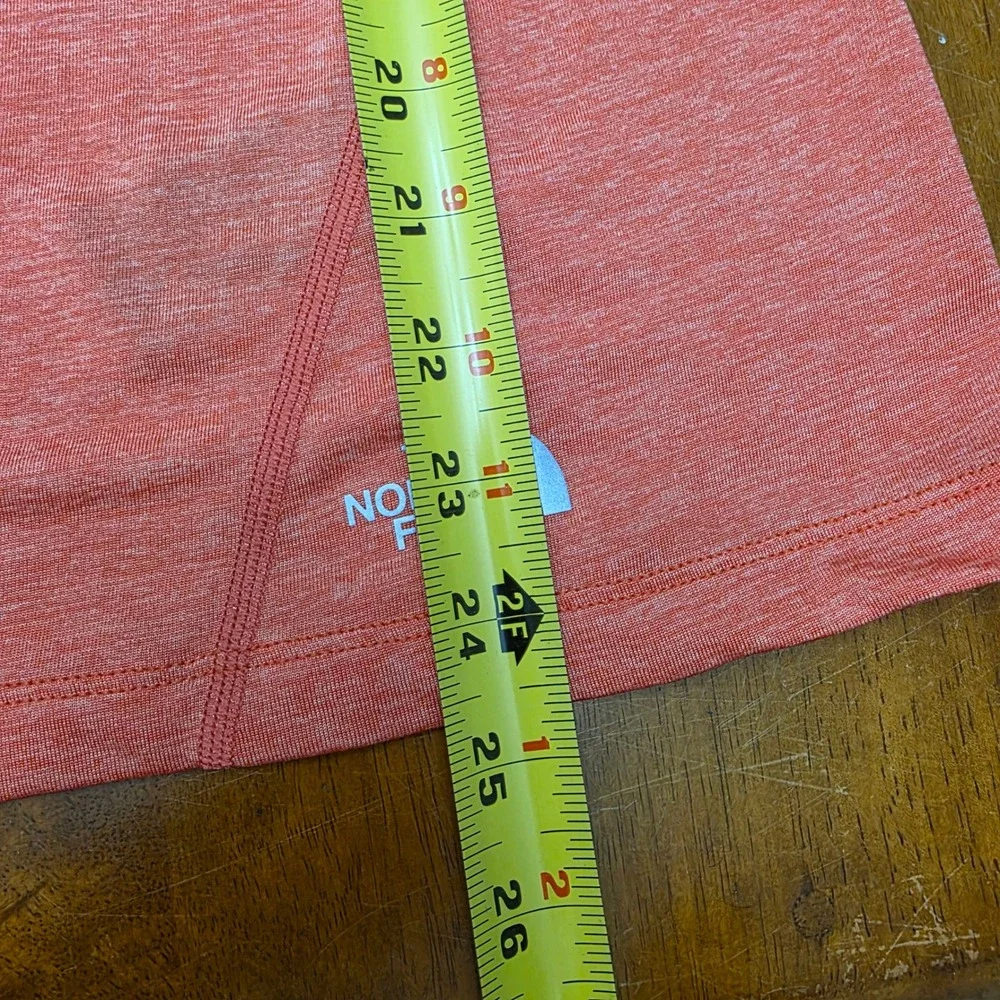 The‎ North Face Womens Short Sleeve T-Shirt Coral Heathered Athletic Top Medium - Picture 7 of 7